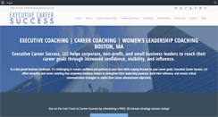 Desktop Screenshot of executivecareersuccess.com