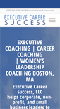 Mobile Screenshot of executivecareersuccess.com