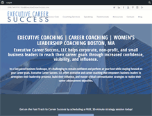 Tablet Screenshot of executivecareersuccess.com